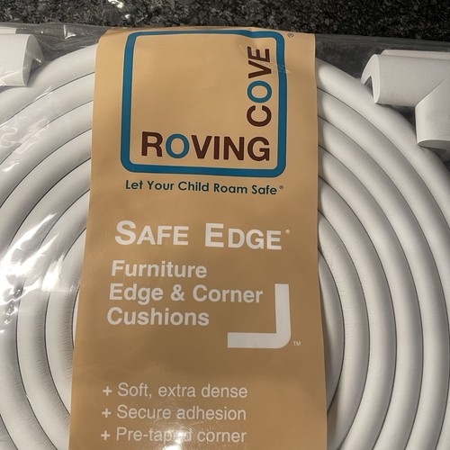 Roving Cove Safe Edge Furniture Edge & Corner Cushions White NEW Baby Proofing - Picture 3 of 5