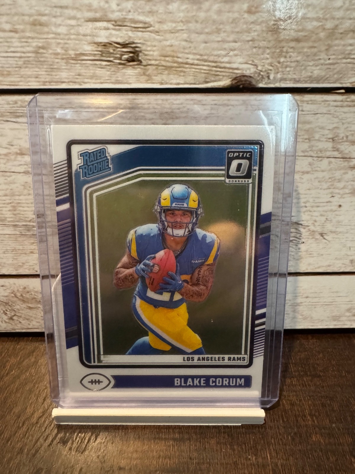 2024 Panini Donruss Optic - Rated Rookie Blake Corum #208 Holo Prizm (RC)