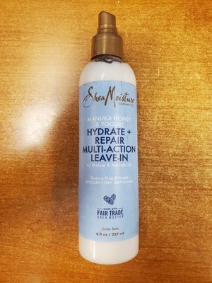 Shea Moisture Manuka Honey & Yogurt Hydrate + Repair Leave-In 8 oz. NO LID E14C
