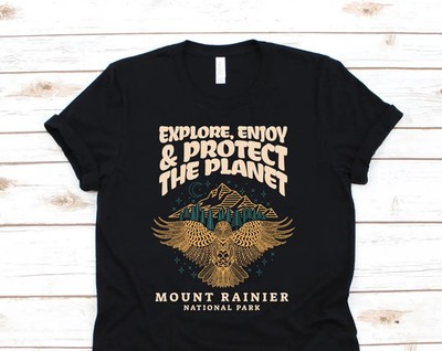 Mount Rainier National Park Comfort Tee Mountains Lover Outdoors Nature