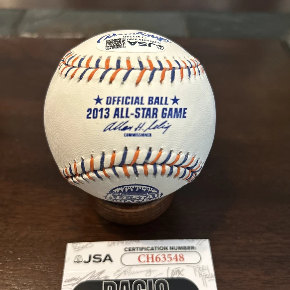 Béisbol All Star 2013 firmado por Sergio Romo. JSA Foto 3 de 4