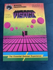 Vintage Visage Rave Flyer Rare Collectable Wadebridge Cornwall