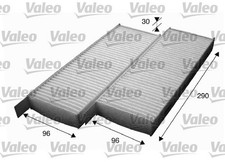 Innenraumfilter VALEO ESSENTIAL 715554 Partikelfilter für OPEL CITROËN BERLINGO