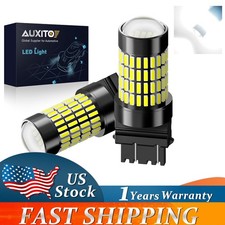 Auxito 3157 3156 3056 Led Reverse Turn Signal Tail Drl Light Set Cool White X2