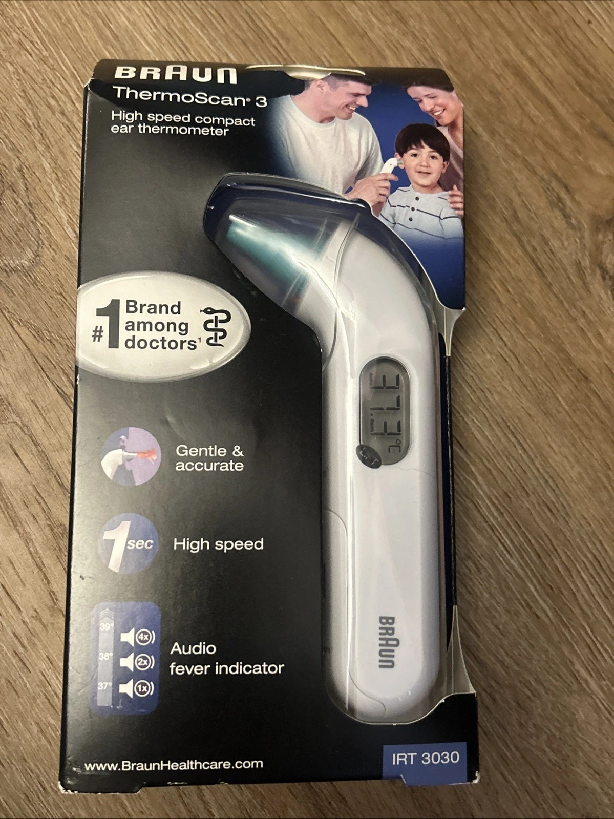 Braun ThermoScan 3 IRT 3030 Compact Baby Thermometer | Brand New Sealed
Opens in a new window or tab