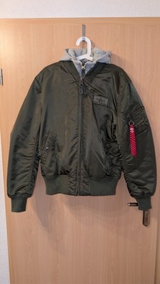 Alpha Industries MA1 D-Tec - Olivgrün - Größe L