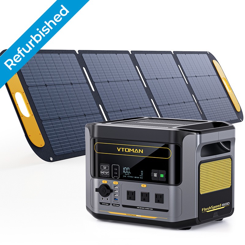 VTOMAN FlashSpeed 1500 Portable Power Station 1500W 1548Wh With