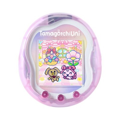 Tamagotchi Uni Aurora Pink & Prism White Color Premium Bandai