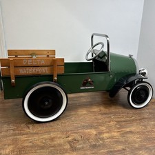 Delta Water Fowl 1911 Model T Style Pedal Car Green Black Quality Condition Rare