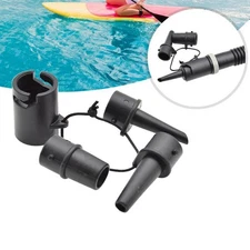 4 Pieces Inflator Pump Nozzle Air Valves Attachment Multifunctional Adaptor SUP