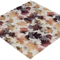 Tischdecke Baumwolle Herbst Mitteldecke 85X85 BläTter Modern TischwäSche Hossner