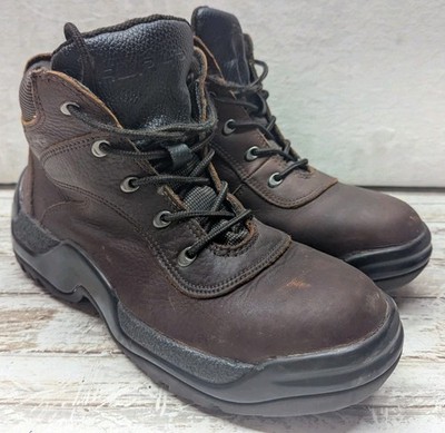 AWP HP Mens Shoes - Lowes - Brown Leather Work Boots - 10.5 US