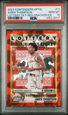 2023 PSA 10 Contenders Optic /175 Amen Thompson * Lottery Ticket * RC Pop 9