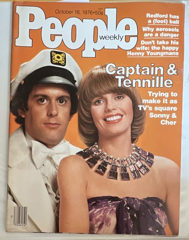 People Weekly Magazine Oct 18, 1976 Captain & Tennille Sonny & Cher Illustrated