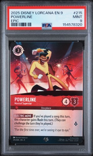 Powerline - Musical Superstar graded PSA 9 for sale on eBay