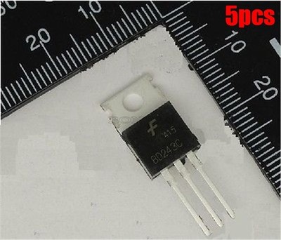5Pcs Transistor Npn BD243C TO-220 100V 6A New Ic ib