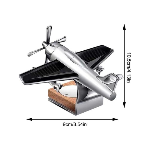 Solar Car Aromatherapy Ornament Aircraft Airplane Model Decor Auto C3C9SD34 - Picture 10 of 12