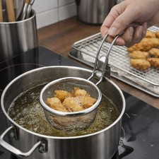 Cestello Filtro Multiuso per Friggere Acciaio Inox Spaghetti Scoop Cottura