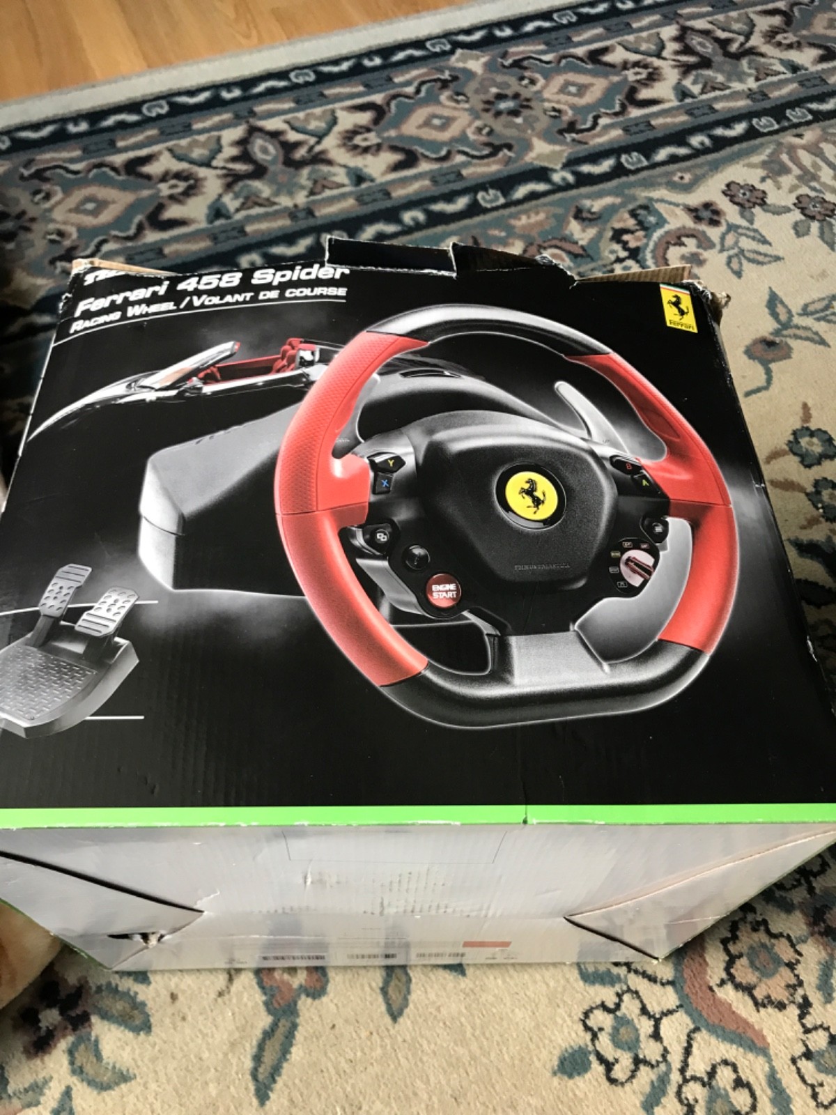 Thrustmaster Ferrari 458 Spider Racing Wheel Xbox One/Series X|S Open Box
