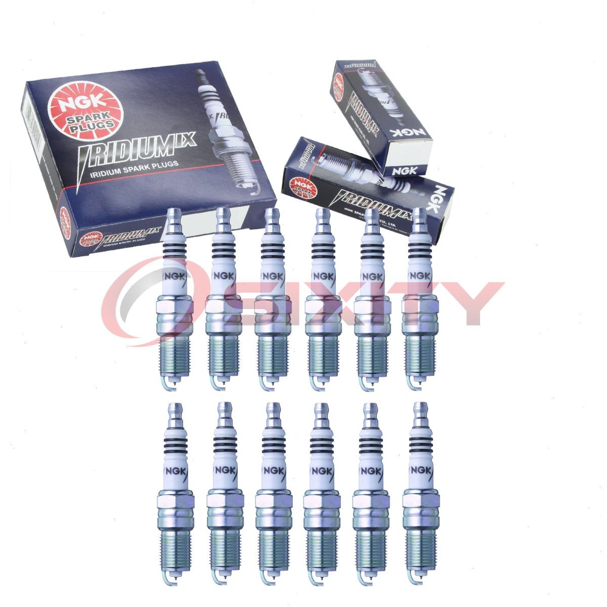 12 pcs NGK Iridium IX Spark Plugs for 2002-2006 Aston Martin Vanquish 6.0L ta