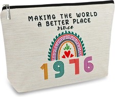 56th Birthday Gifts for Her Women, Happy 1970 56th Birthday Decorations Makeup B