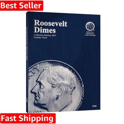 Roosevelt Dimes Folder Starting 2005 Official Whitman Coin Folder