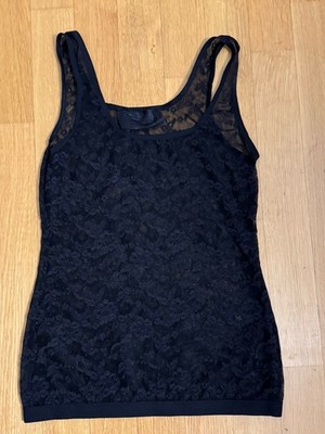 Triumph Damen Hemdchen Unterwäsche Unterhemd Schwarz Gr. M Top