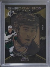 2017-18 SPx Shadow Box Rookies Variant Gold 8/18 Tier 1 Luke Kunin #33 Auto 4f5