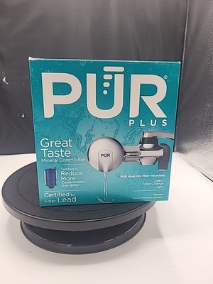 PUR PLUS Horizontal Faucet Mount Filtration System PFM400H - Chrome, Fits Most