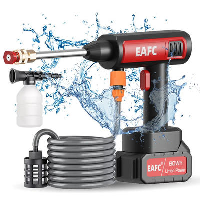 #ad Electric High Pressure Washer 21V 60bar Cordless Car Wash Spray Water Gun $65.17