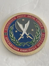 Combined Joint Task Force Operation Inherent Resolve Challenge Coin C-Ram ++