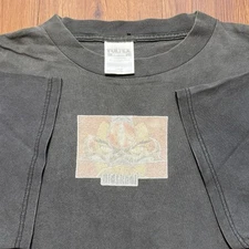 Vintage Old Skool Skateboard Skate Tee Shirt Large Black Thundercats Hook Ups