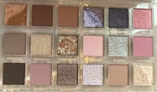 Huda Beauty Rose Quartz Eyeshadow Palette 17.35G Brand New 18 Shades