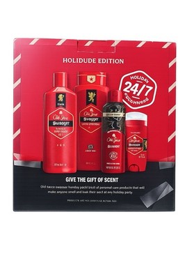 4 PC Old Spice Swagger The Holidays Edition Hair & Body Care Gift Set