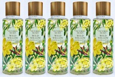 5 Victoria's Secret WILD WILLOW Fragrance Mist Body Spray Perfume 8.4 oz