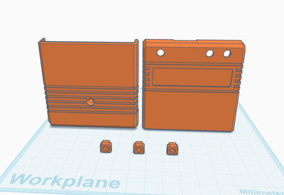 Commodore 64 Enclosure kung fu flash Cartridge Case 3D printed