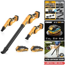 Cordless Leaf Blower 21V 130CFM 200MPH 2x2.0A...