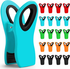 20 Pack Chip Clips, Bag Clips, Magnetic Clip for Chips, Snack and Other Food Bag