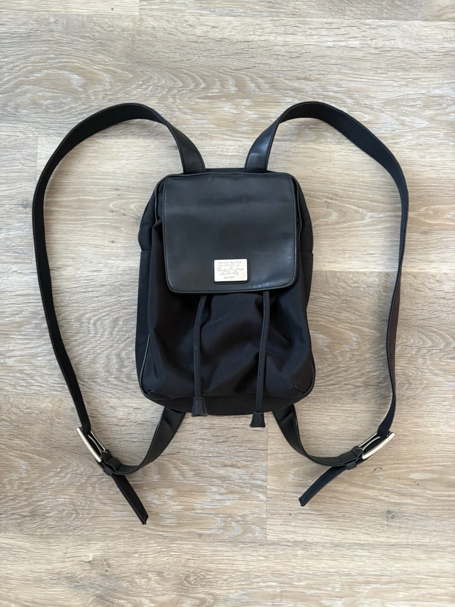 NEW DKNY JAYESON Backpack women Black $228 zip top lined casual on the go NEW DKNY JAYESON Backpack women Black $228 zip top lined  main image 2