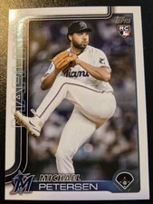 2025 Topps Update Series Baseball Michael Petersen Rookie #US49 Miami Marlins