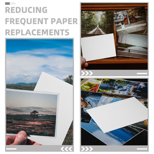 100 Sheets Sprocket Printer Paper Photo Glossy Photographic Blank - Afbeelding 11 van 12