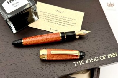 SAILOR KOP - LIMITED EDITION KING OF PENS BRIER FOUNTAIN PEN MAGNIFICENT DESIGN!