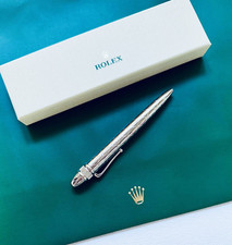 Rolex Vintage-Style Palladium-Finish Ballpoint Pen, New in Box, Luxury Ad Gift