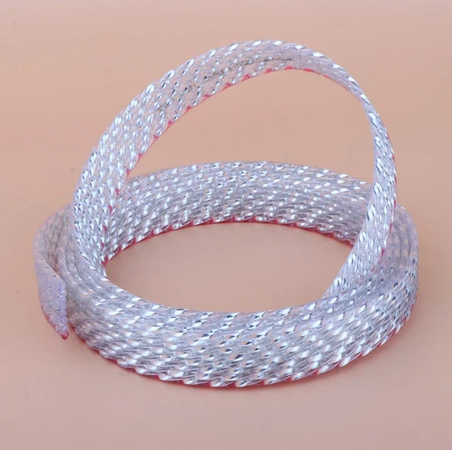 1M Audio HiFi 8Core Speaker Cable OFC Silver Plated Hi-End Loudspeaker Cord NEW - Picture 3 of 7