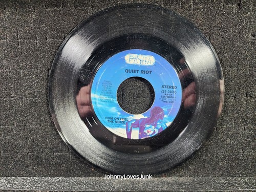 Quiet Riot Run For Cover/Come On Feel The Noize 45 Record Tested Plays