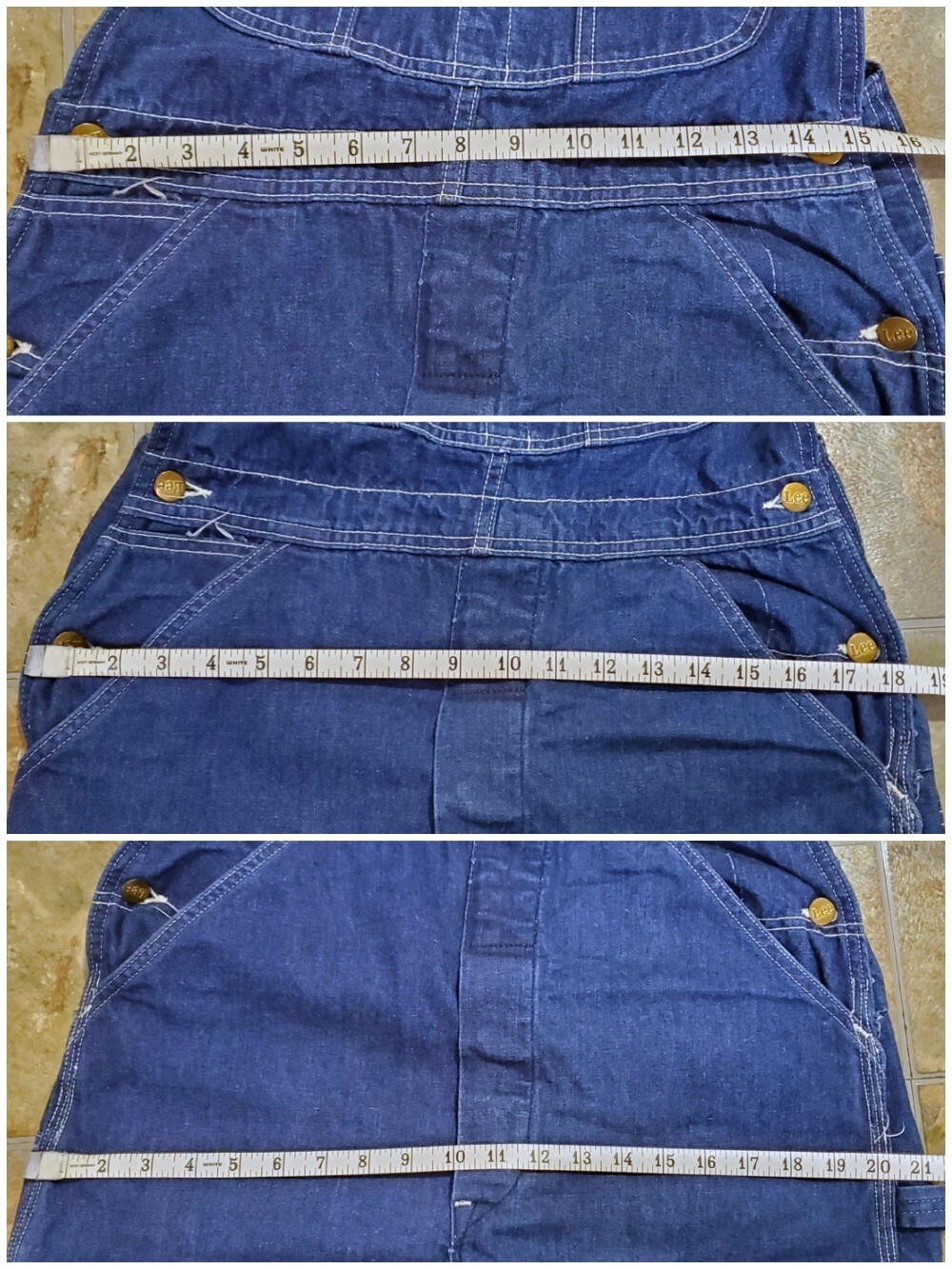 Vintage 40s or 50s Lee Jelt Denim Overalls - Vint… - image 7