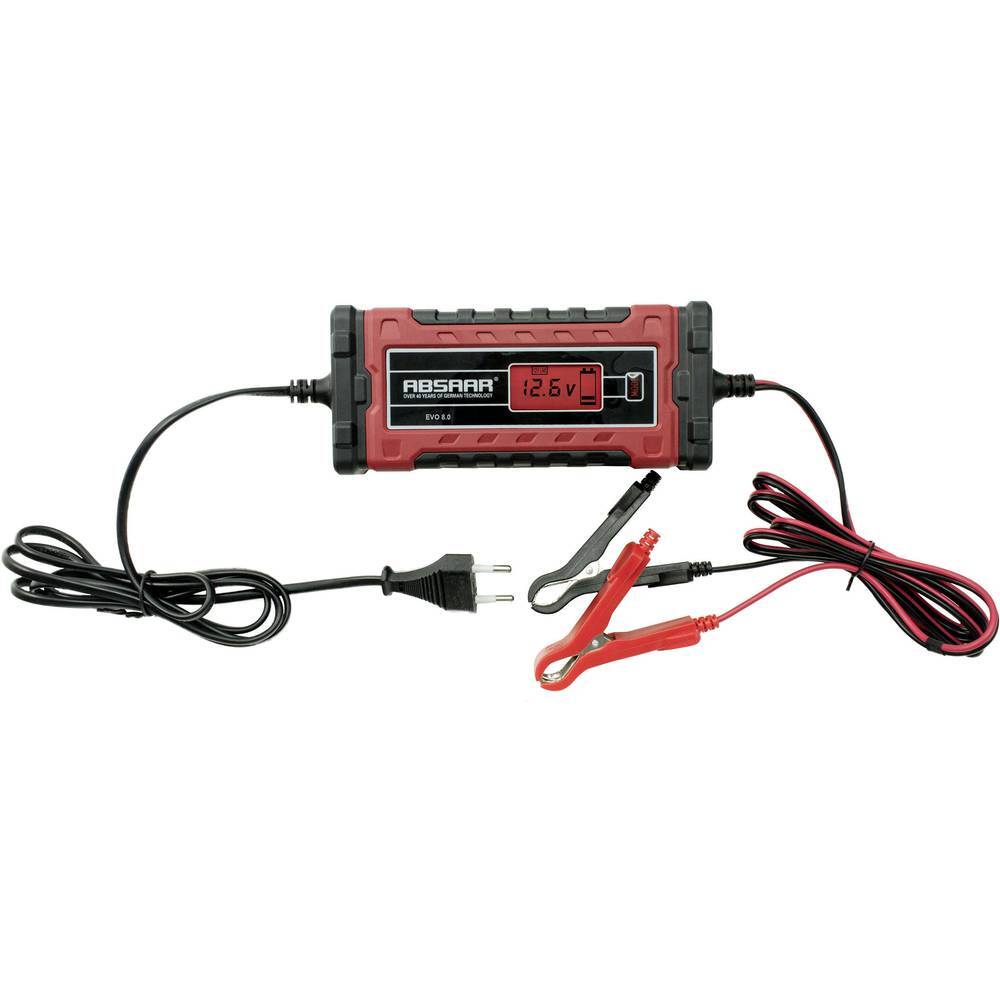 Chargeur automatique Absaar protégeant vos batteries contre la surcharge en 12V et 24V