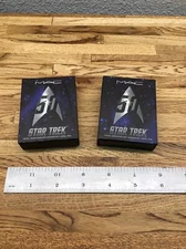 2 Pieces - 2015 STAR TREK QmX - 50th Anniversary Magnetic Lapel Pin - NEW NN5