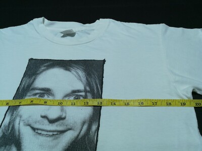 トップス 90s KURT D. COBAIN Suicide note tee VTG Kurt Cobain Suicide Note Tribute Memorial Nirvana T