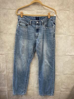 Nautica Men’s Blue 100% Cotton Relaxed Fit Straight Leg Jeans